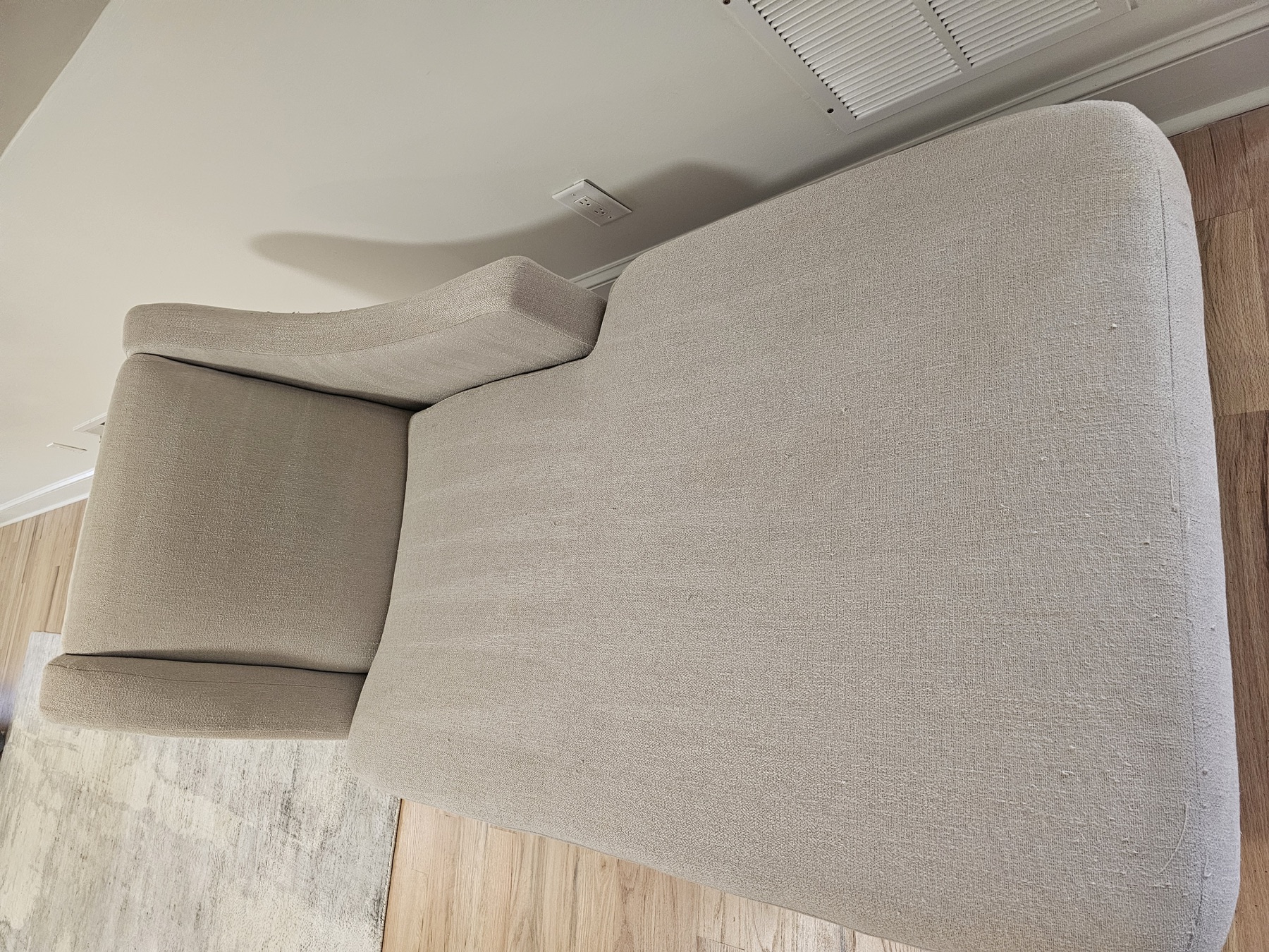 Atlanta upholstery chaise cleaning after cleaning