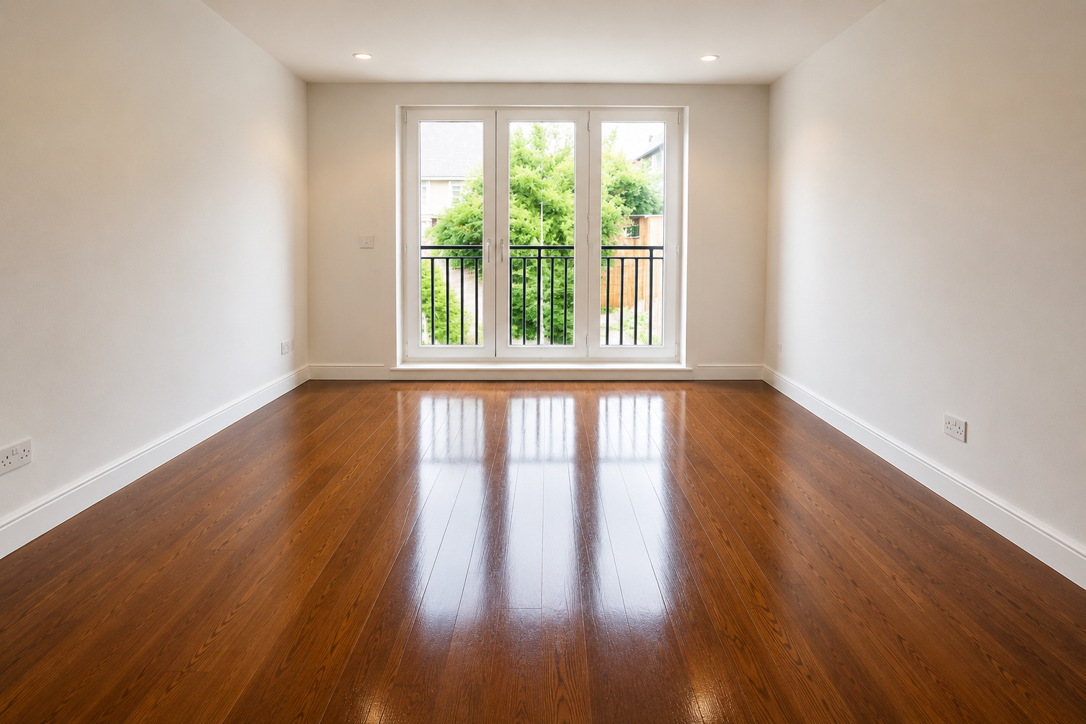 Hardwood floor restoration before and after after cleaning