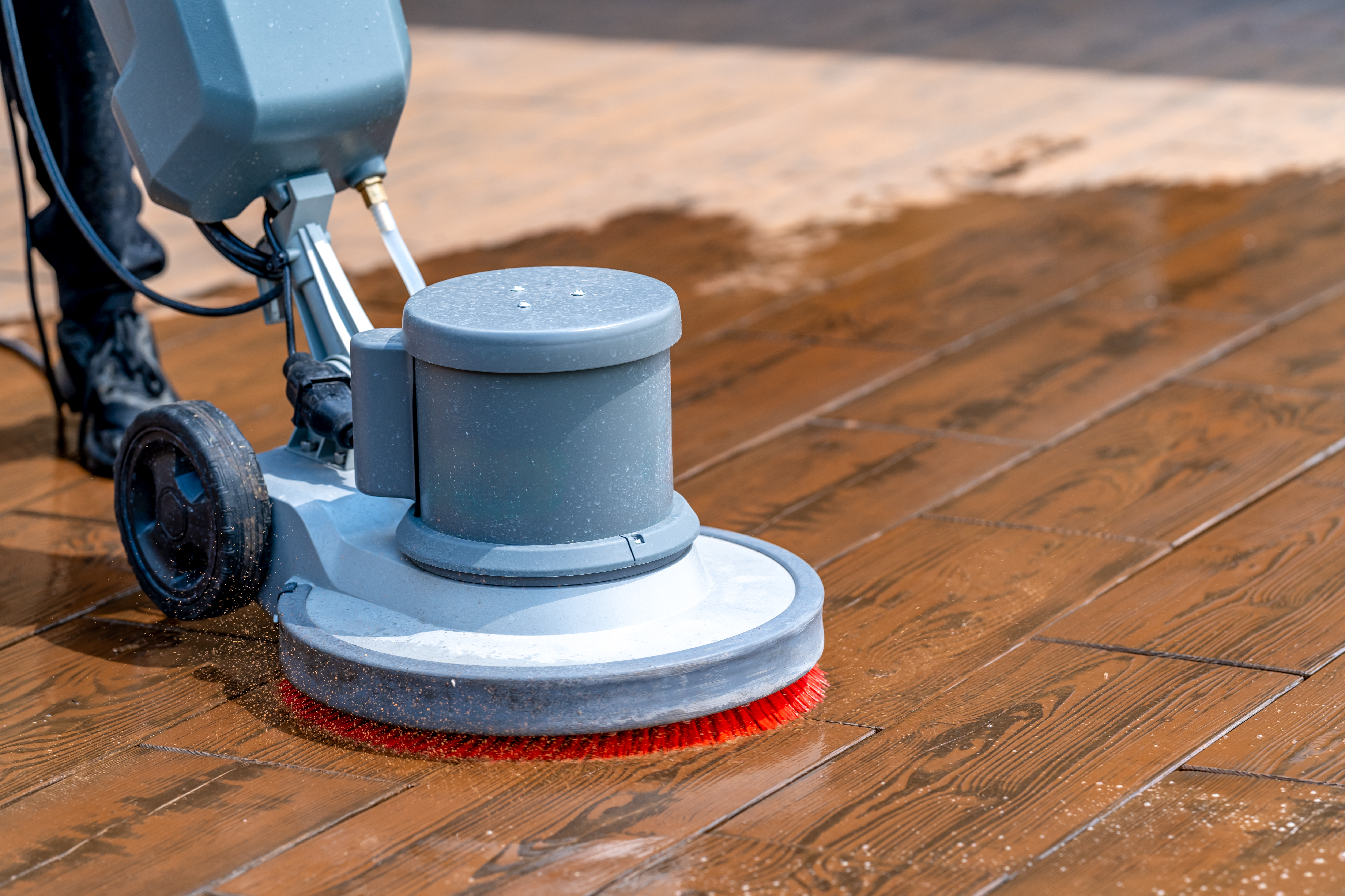 Hardwood floor cleaning and restoration